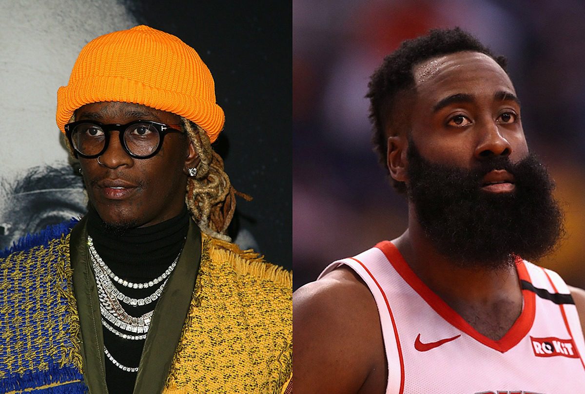 Young Thug Defends James Harden for Wearing Pro-Police Mask