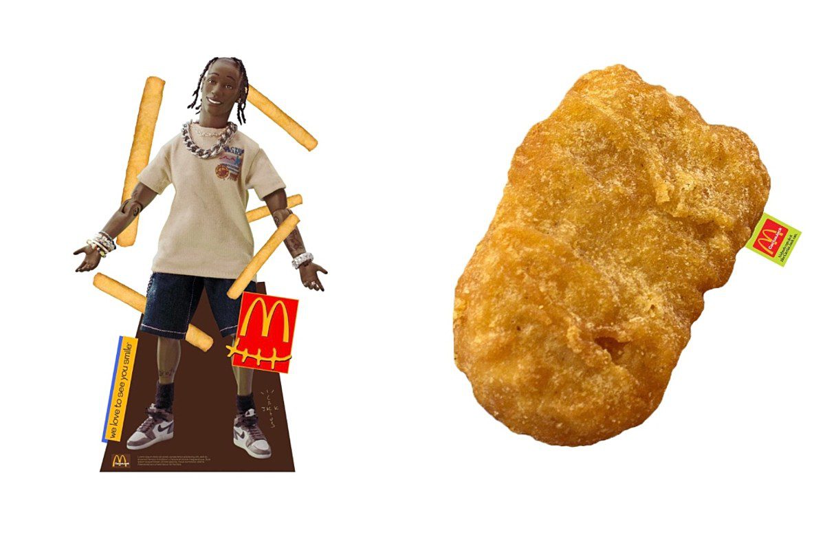 Travis Scott Drops McDonald's Merch, Including Full-Body McNugget