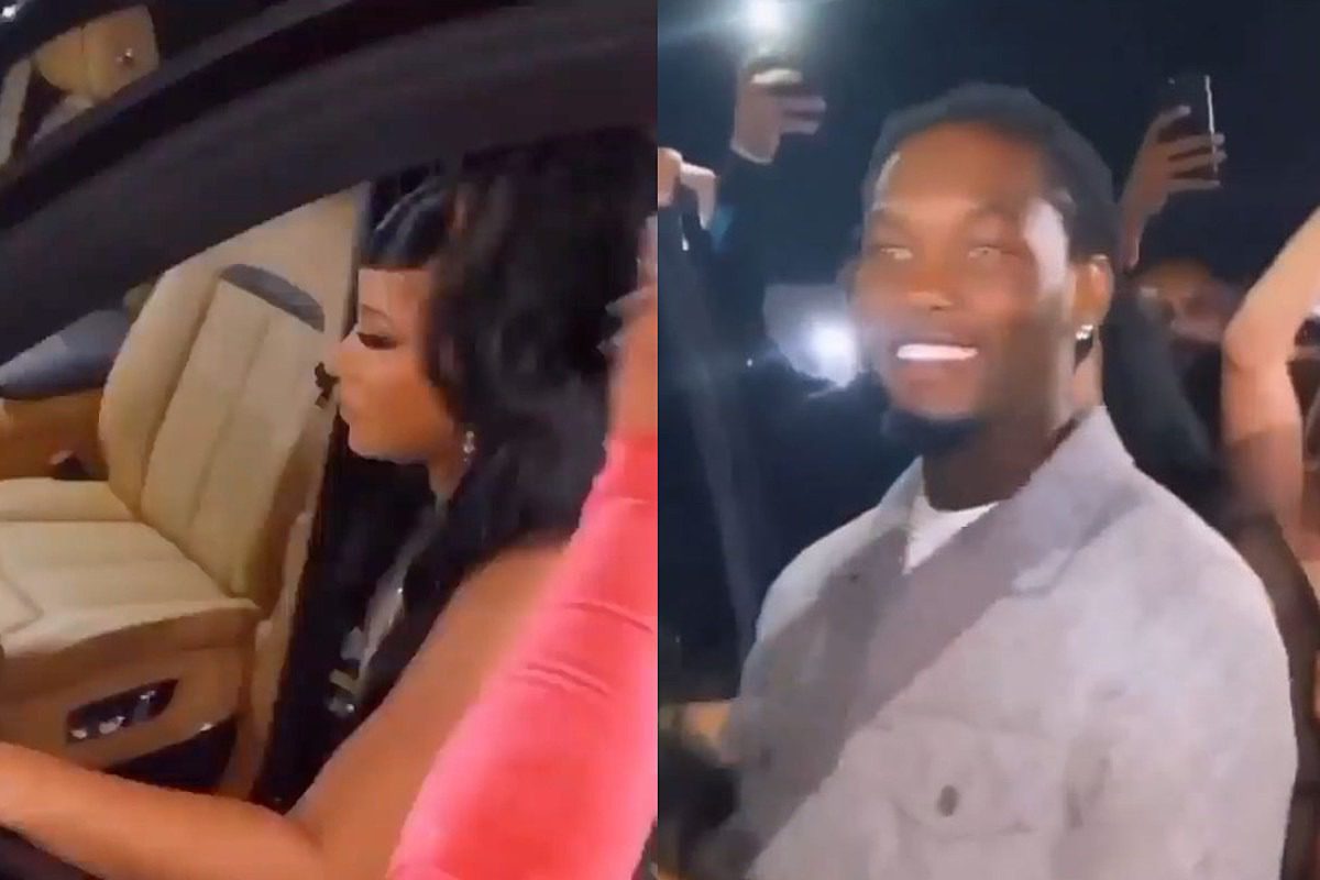 Offset Parties With Cardi B, Buys Her a New Rolls Royce Car