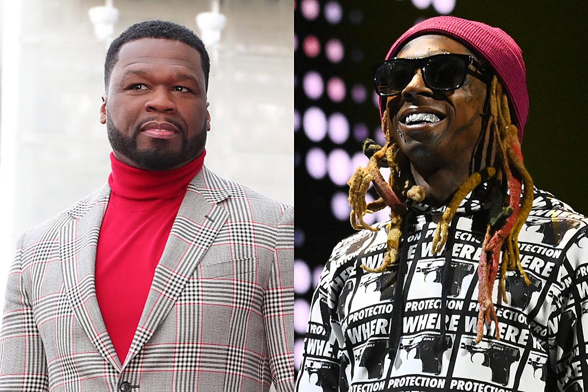 50 Cent Reacts to Lil Wayne's Girlfriend Reportedly Dumping Him Over Trump Support: "You Can't Dump Little Wayne"