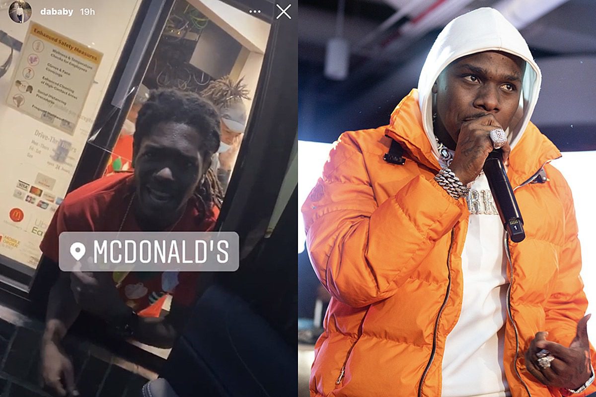 McDonald's Employee Freestyles for DaBaby in a Drive-Through: Watch