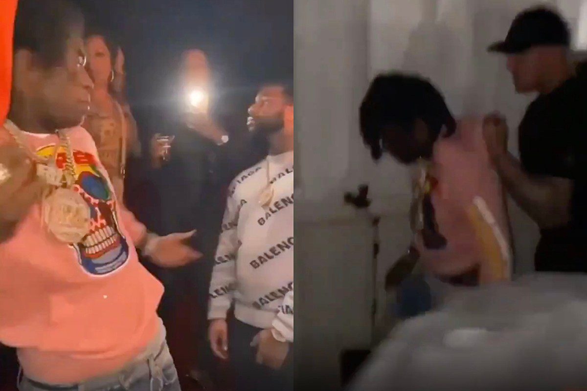Kodak Black's Security Rushes Him to Safety After Beam Appears on His Shirt – Watch