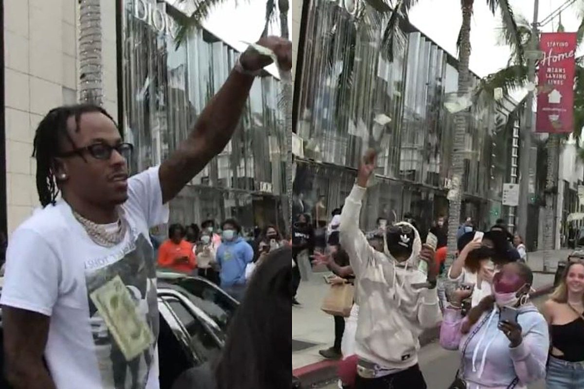 Report – Rich The Kid Throws Money to Fans in the Street, Gets Ticket for Littering