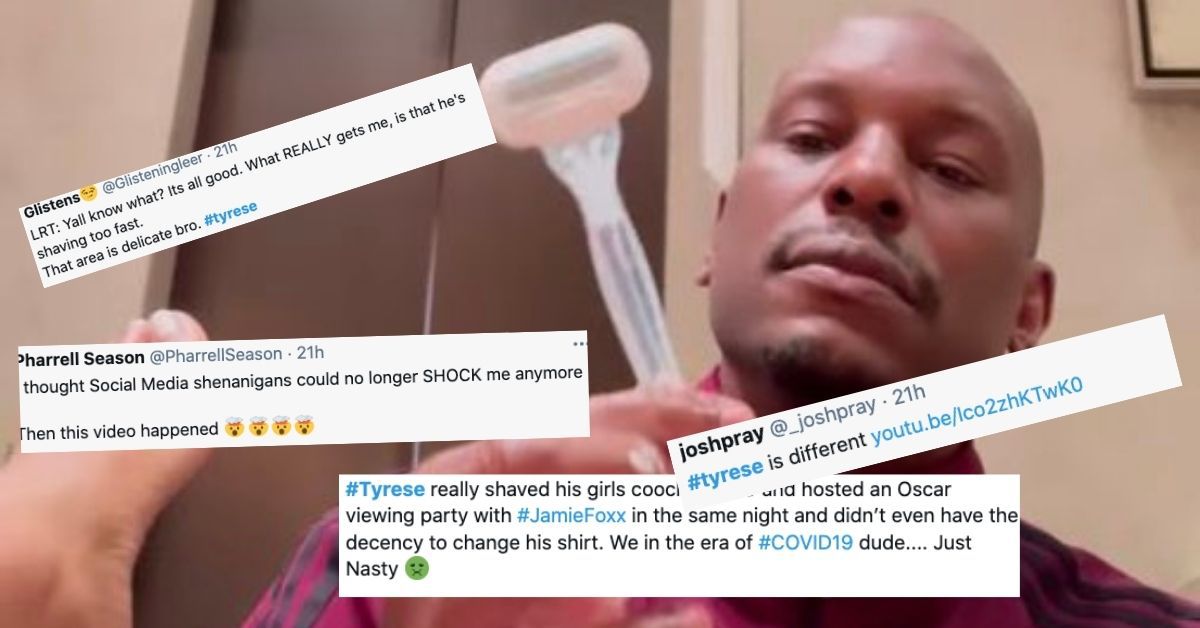 Tyrese Trends After Shaving His Girlfriend’s P#### Hairs For All To See On Social Media