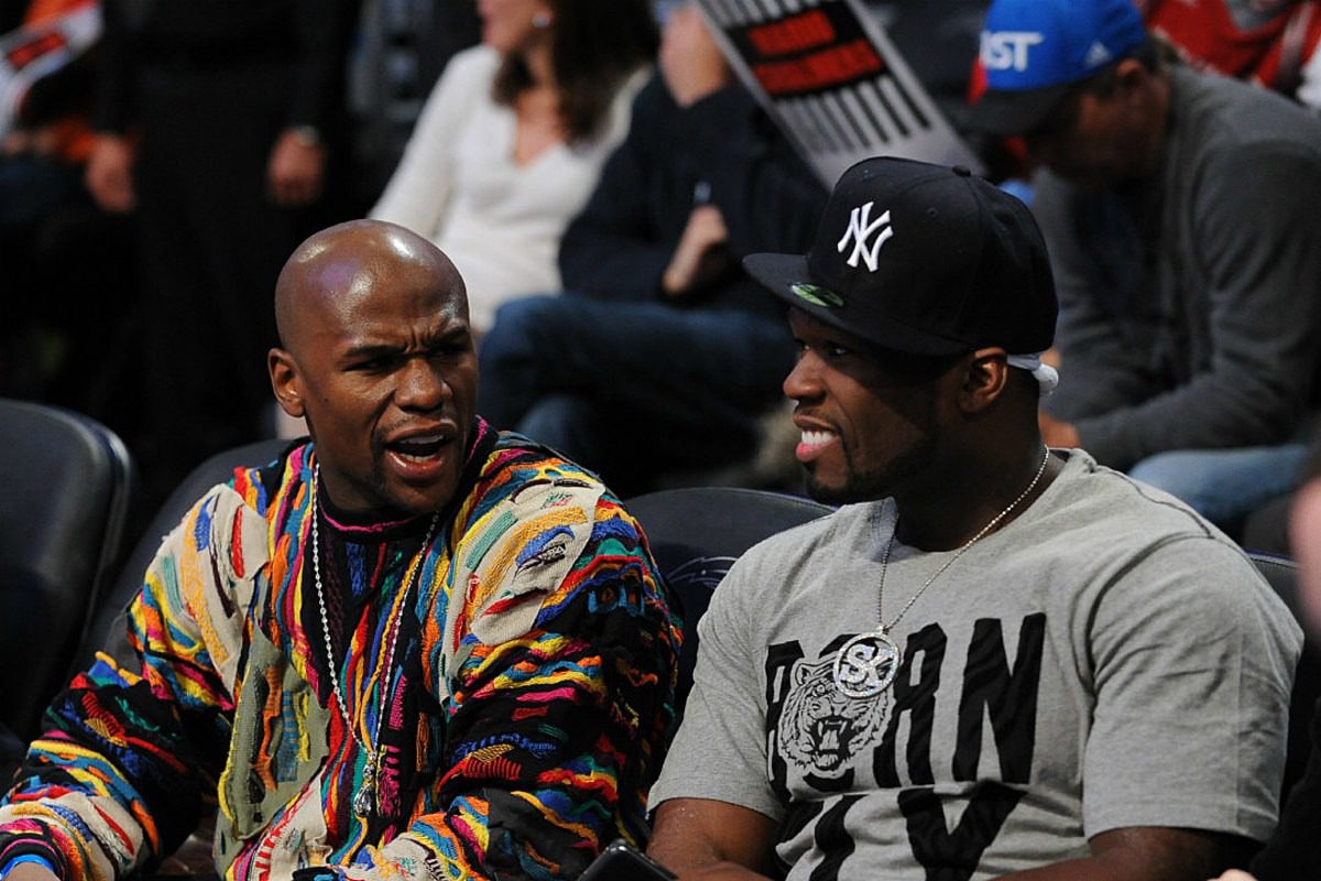 50 Cent Clowns Floyd Mayweather After Jake Paul Altercation