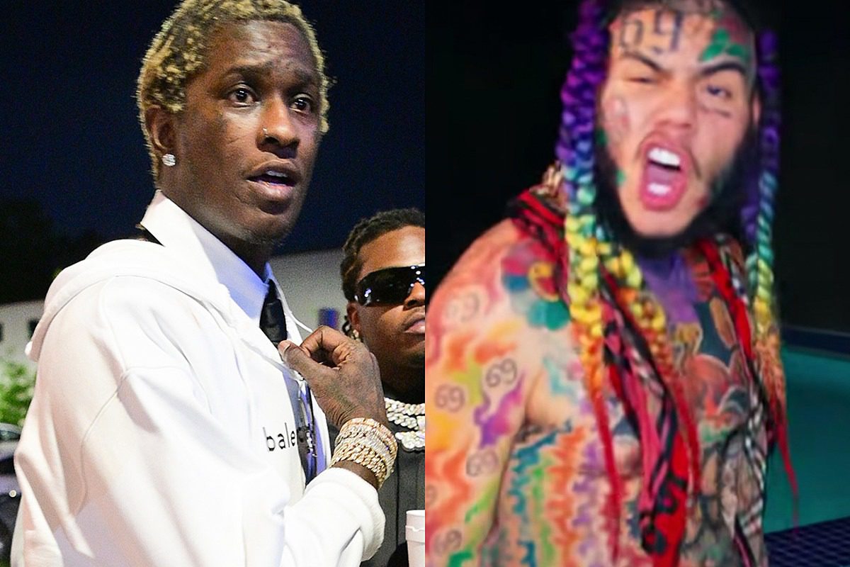 Young Thug Claims He Bet Money 6ix9ine Would Snitch, Tekashi Responds