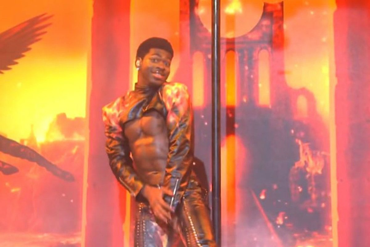 Lil Nas X Splits His Pants While Performing on Saturday Night Live