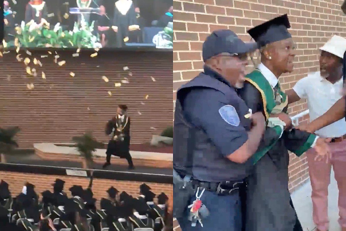 Quality Control Music Rapper Metro Marrs Arrested at His High School Graduation Ceremony After Throwing Thousands of Dollars Into Crowd of Classmates – Report