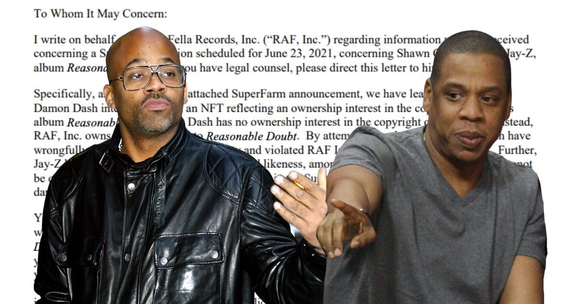 EXCLUSIVE: Jay-Z Shuts Down Damon Dash; Granted Restraining Order In Battle Over “Reasonable Doubt”