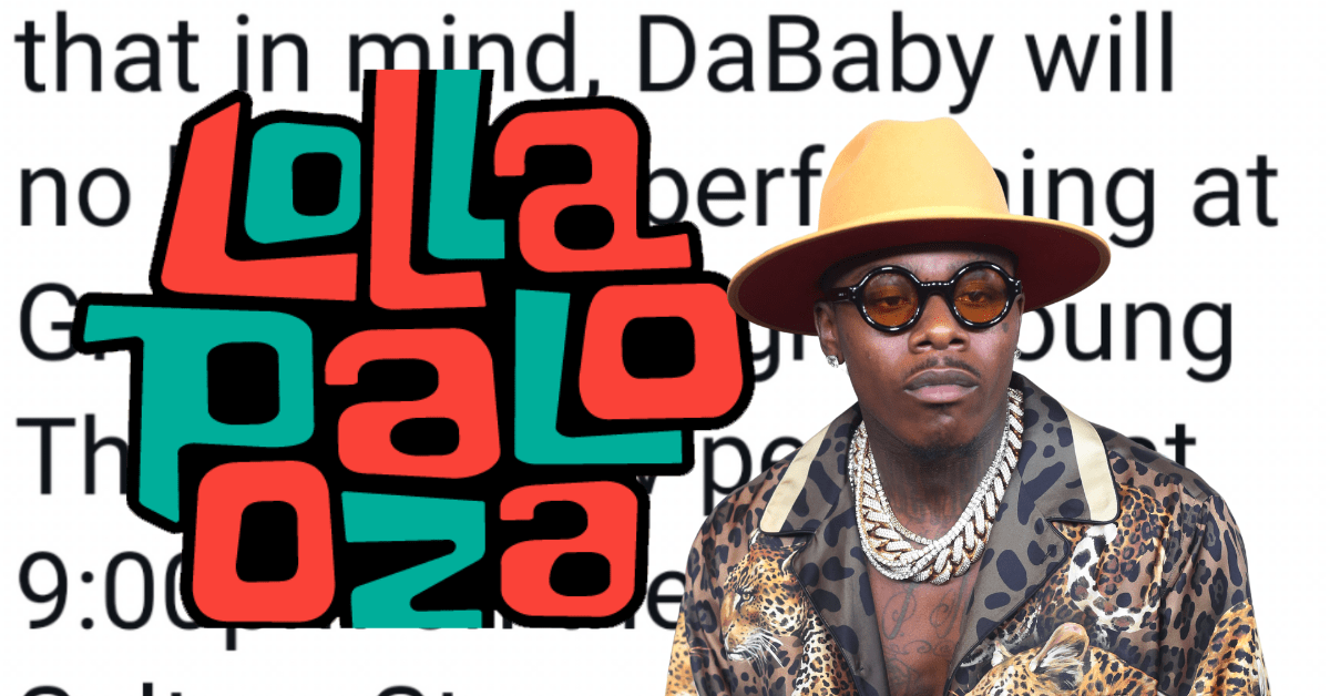 DaBaby Performance Canceled By Lollapalooza Organizers