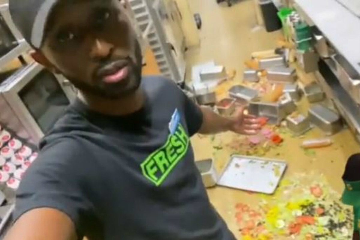 Worker Trashes Subway in an Attempt to Get Signed by Meek Mill