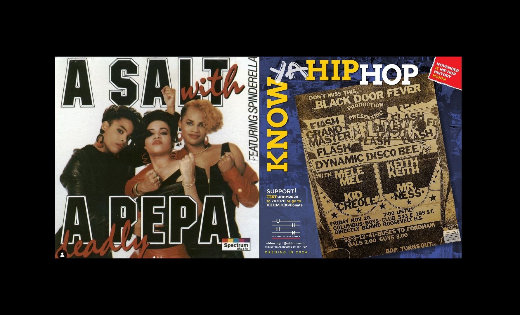 KNOW YA HIP HOP: Salt ‘N’ Pepa, Grandmaster Flash & The Furious 4, And An Announcement About A Special Night With The Sequence, Eddie F & Big Hutch
