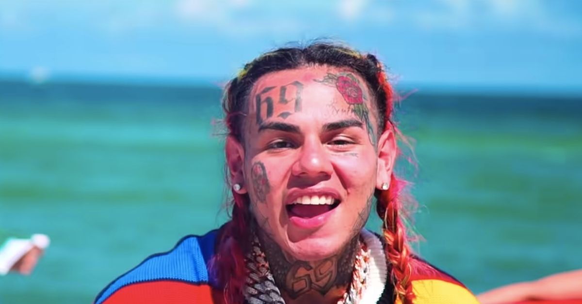 Tekashi 6ix9ine Re-Emerges With Cake And Ice Cream, Blows A Bag For Jade’s Birthday