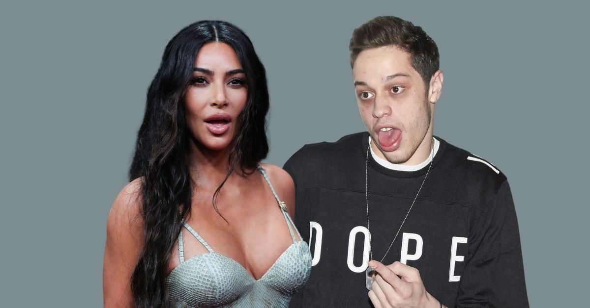 Kim Kardashian Snuggles With Pete Davidson For All The World To See