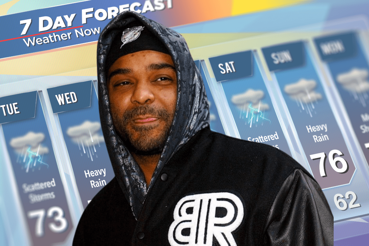 Jim Jones Warns “Baby Girl Cover That Lace Front” Presenting The Weather On NYC News