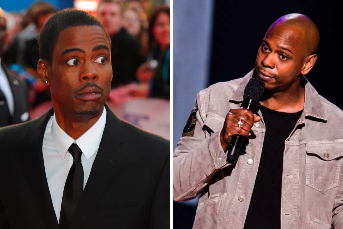 Dave Chappelle & Chris Rock Joke About Being “Smacked” Onstage At Secret Comedy Show  