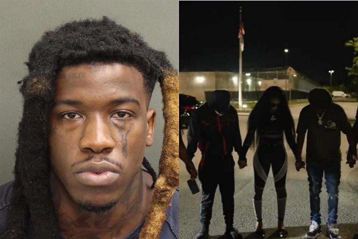 Hotboii Participates in Prayer Circle Before Turning Himself in for RICO Case – Watch