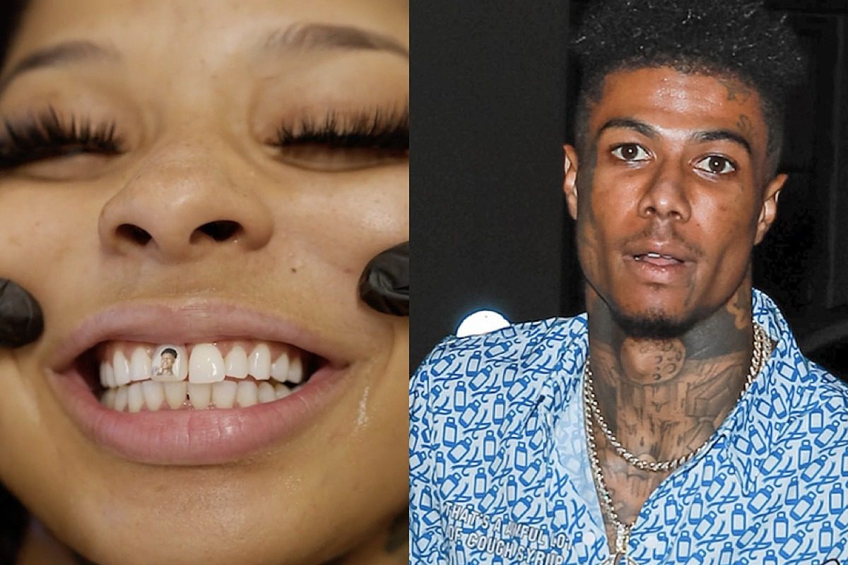 Chrisean Rock Gets a New Tooth With Blueface’s Face On It