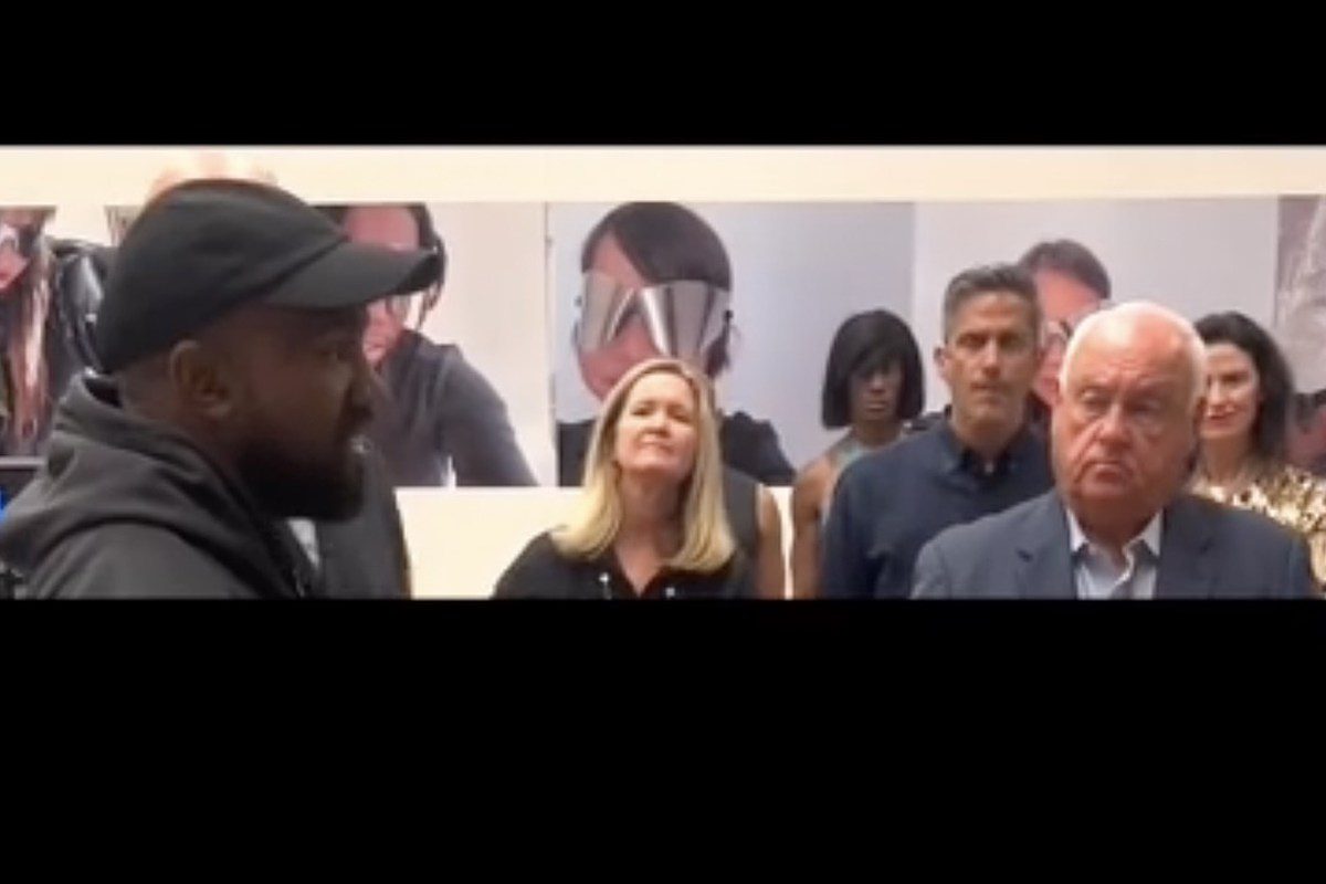 Kanye West Posts Video of Himself Going Off on Rant in Front of Gap Executives