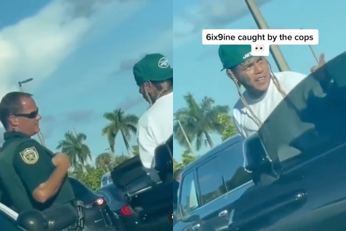 Video Shows 6ix9ine Speaking With Police Officers