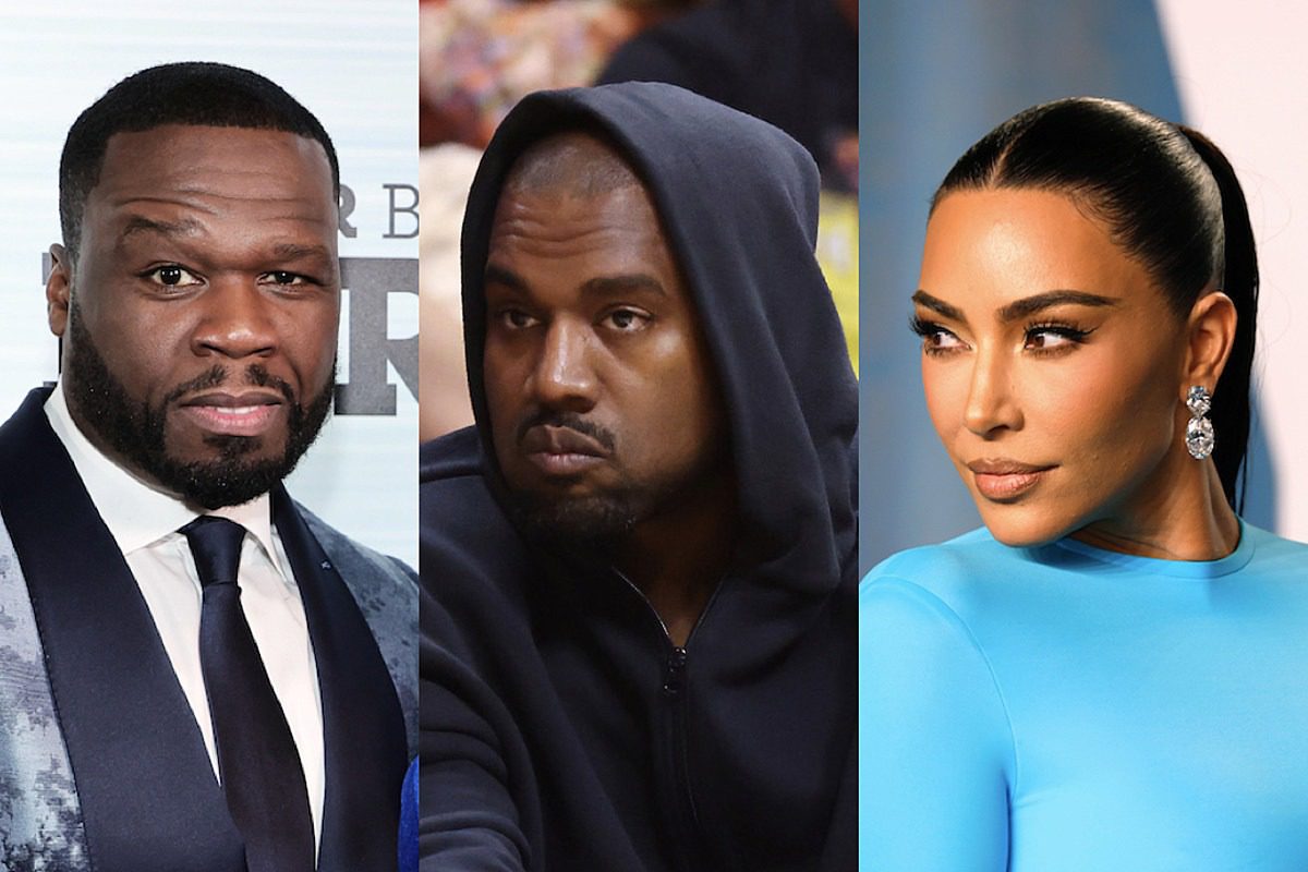 Kanye West Corrects 50 Cent After Fif Trolls Ye Over Fake Kim Kardashian Diarrhea Post