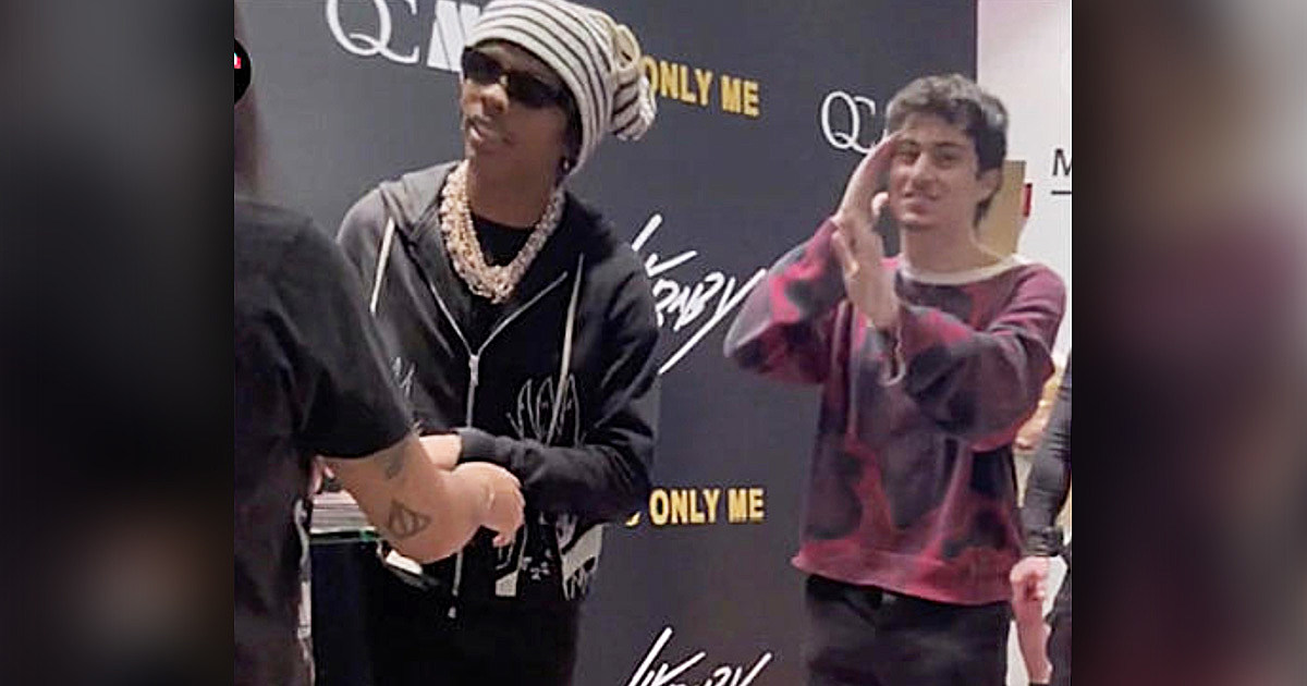 Lil Baby Fan Tries to Perform for Him at Meet and Greet, Rapper Hilariously Turns Him Away