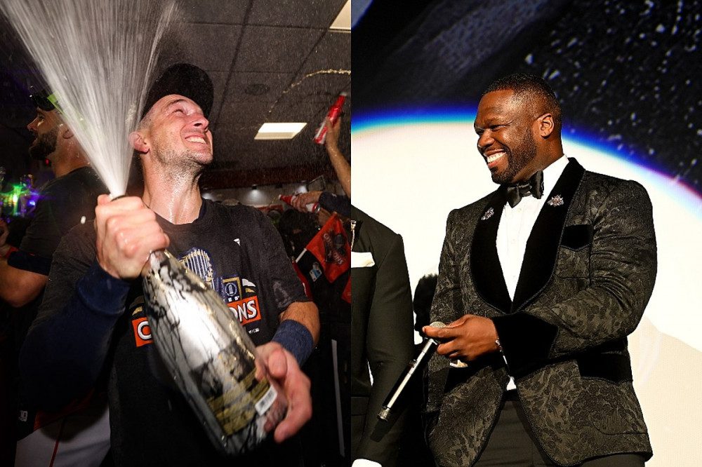 Houston Astros Celebrate World Series Win With $388,000 Worth of 50 Cent’s Champagne