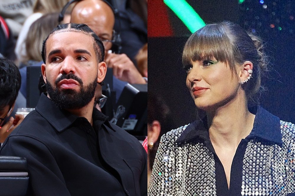 Drake Covers Up Taylor Swift’s No. 1 Song ‘Anti-Hero’ in Celebration of Her Loss Taking Eight of Top 10 Billboard Hot 100 Spots
