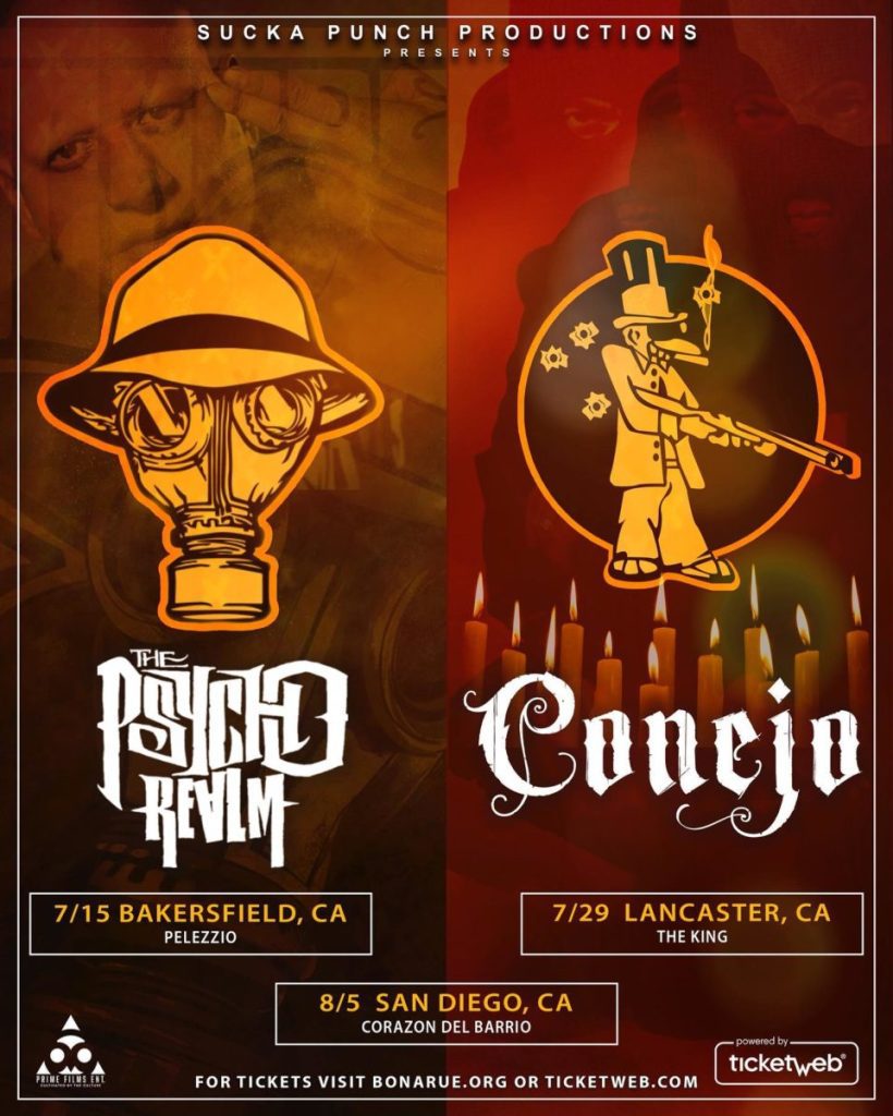 L.A. Staples The Psycho Realm & Conejo Hitting 3 Cities In So-Cal This Summer