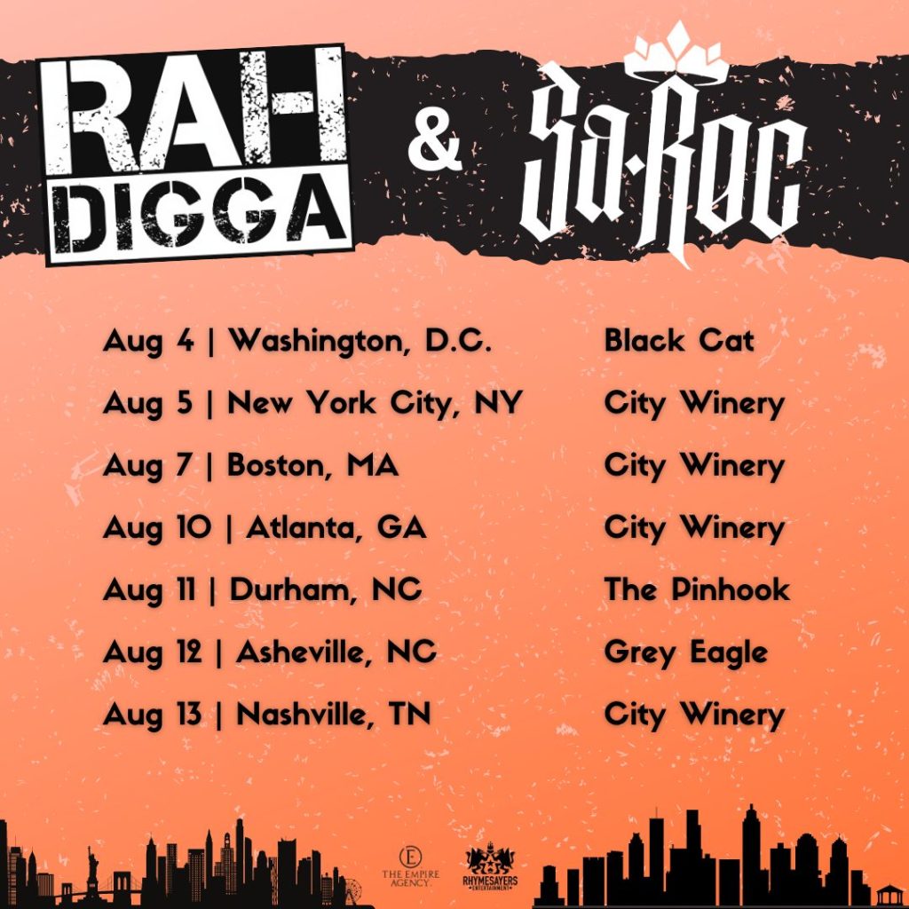 Sa-Roc Announces Co-Headline Tour With Rah Digga