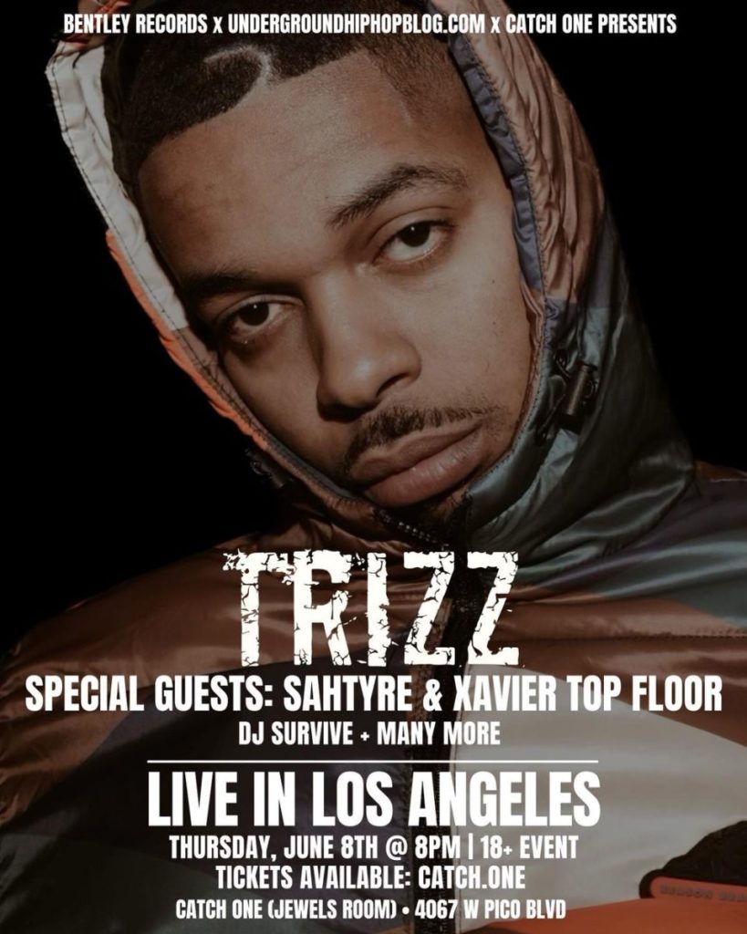 Trizz Performing Live In Los Angeles June 8th 2023 Debut Headlining Event!