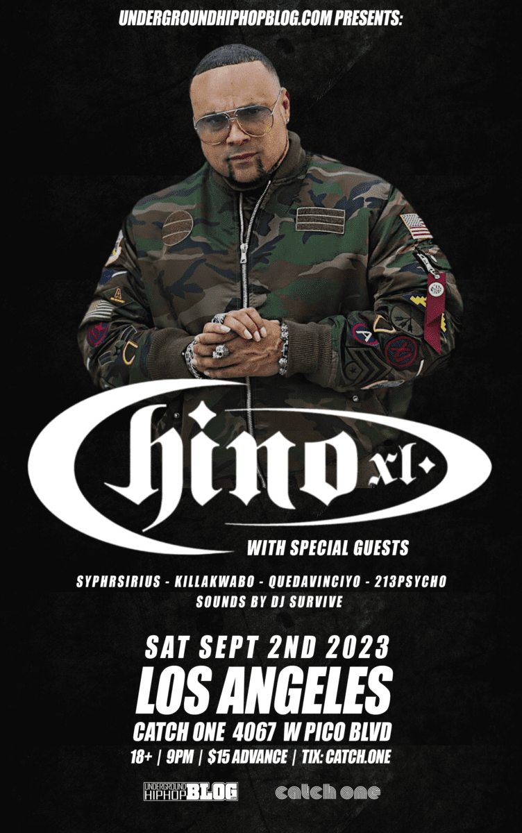 Chino XL Hits Los Angeles Sat Sept 2nd 2023 At Catch One
