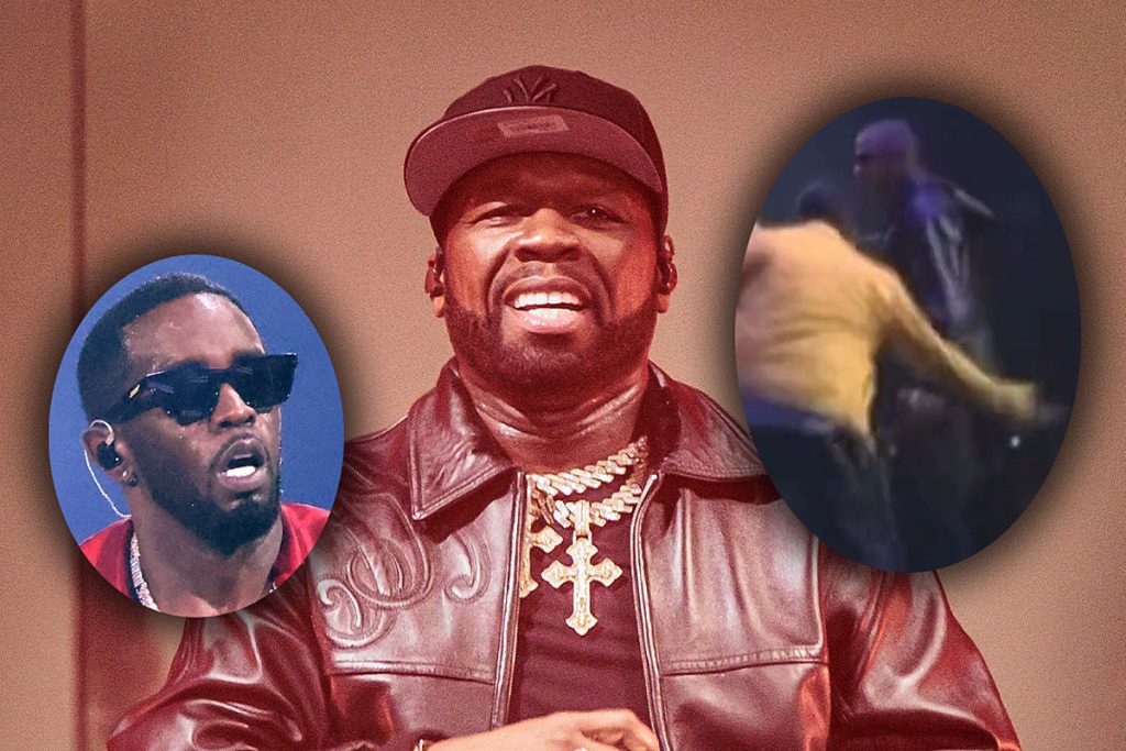 50 Cent Trolls Diddy With Video of Puff Patting Jay-Z’s Butt