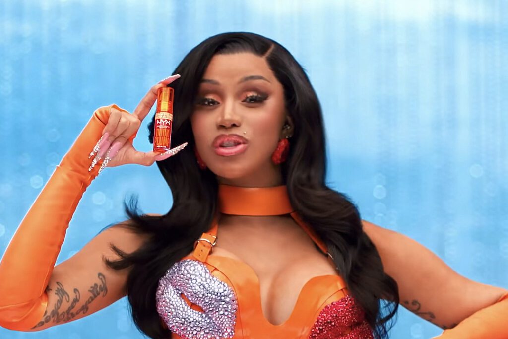 Cardi B Stars in NYX Cosmetics 2024 Super Bowl Commercial