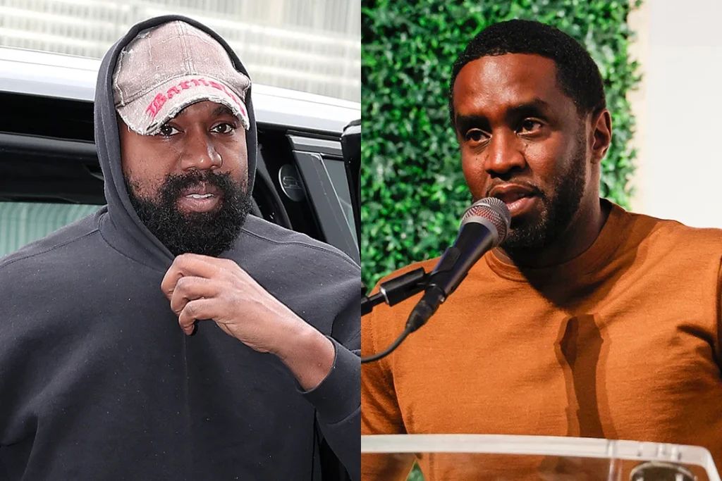 Kanye West Reportedly Ignored Diddy at Rolling Loud