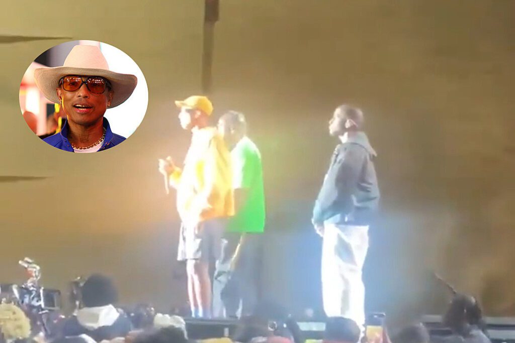 Pharrell Angrily Storms Off Stage After Fans Start Throwing Items