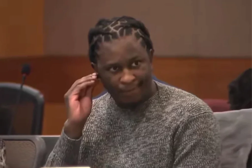 Young Thug Vibes to Music During Court But Who’s He Listening To?