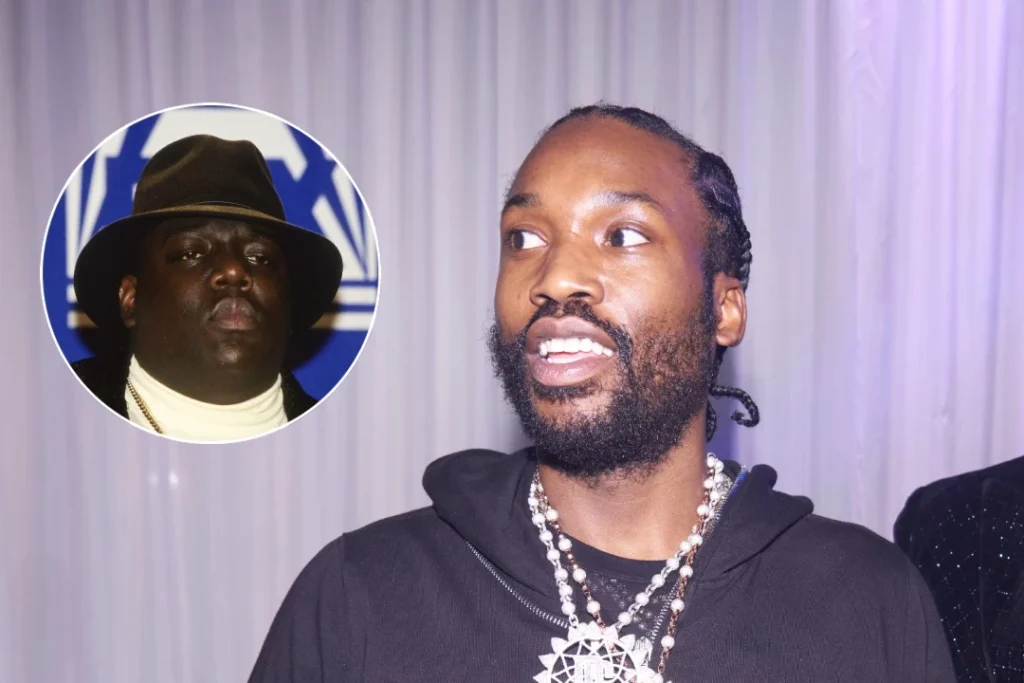 Meek Mill Roasted for Tweet About Staring at Biggie’s Dead Body