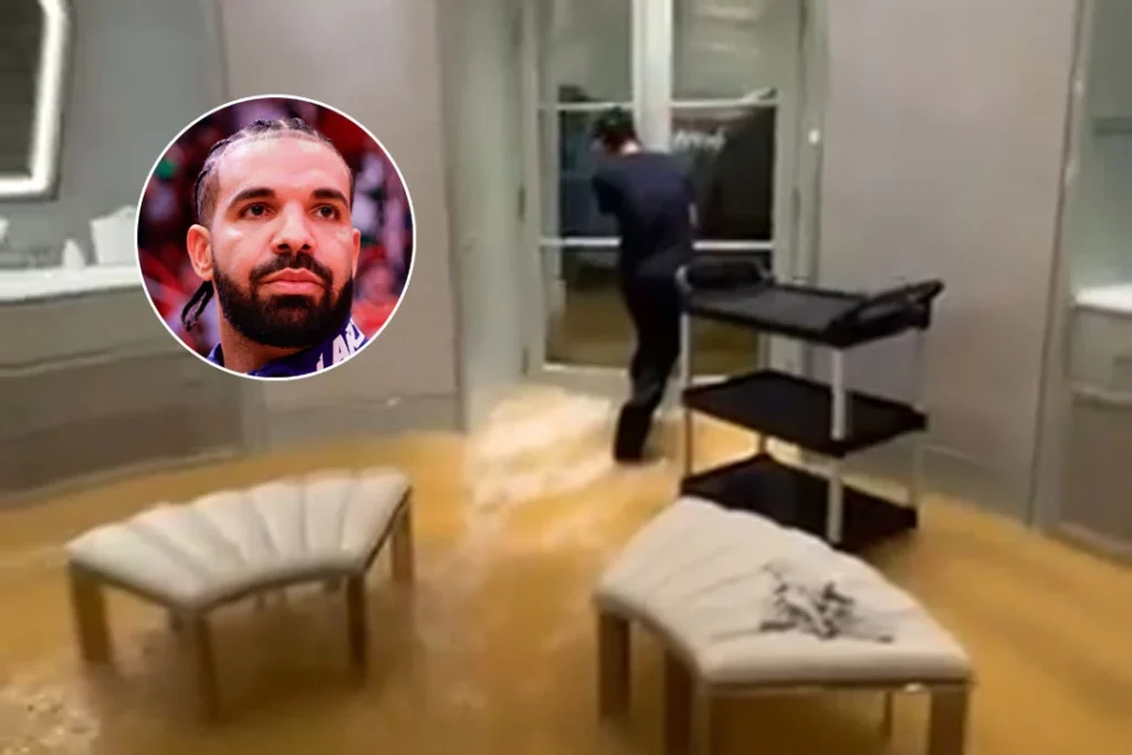 Drake’s Toronto Mansion Has Massive Flooding, Caught on Video