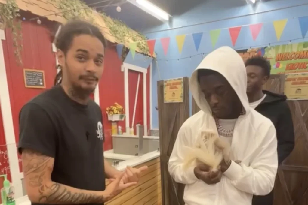 Lil Uzi Vert Owns Rare Albino Skunk With a Cross Marking as a Pet