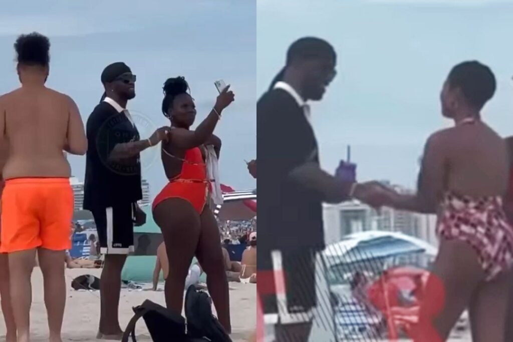 Diddy Spotted Posing for Photos With Female Fans on Miami Beach