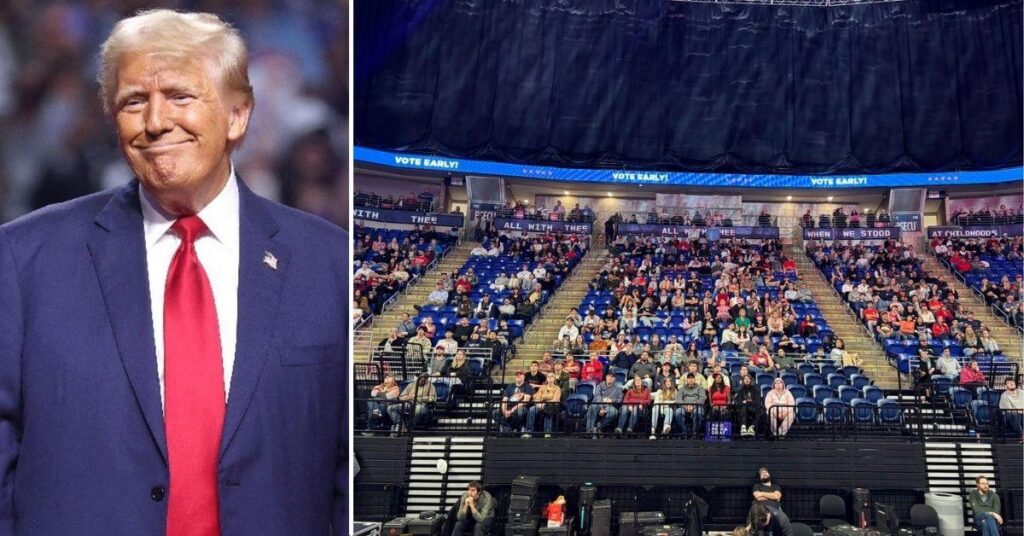 ‘The Enthusiasm Is Palpable’: Donald Trump Mocked for ‘Rough’ Attendance at Nearly Empty Pennsylvania Rally — Photo 