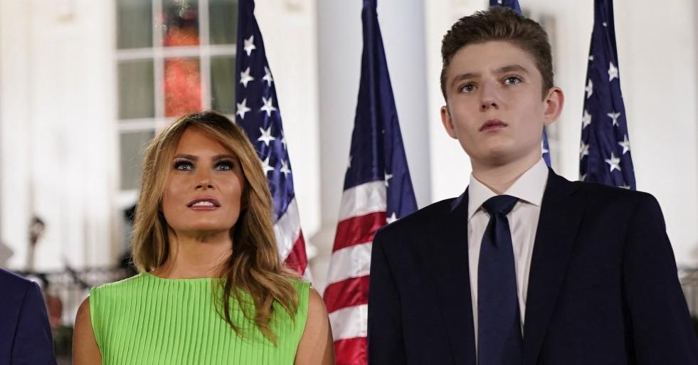 Barron Trump Goes Viral for Speaking in Mom Melania’s Accent in Unearthed Footage — Watch