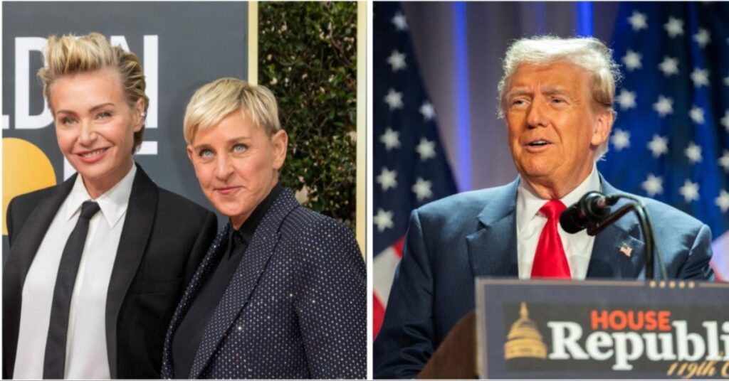 Ellen DeGeneres and Wife Portia De Rossi Move to England Weeks After Donald Trump’s Presidential Election Win