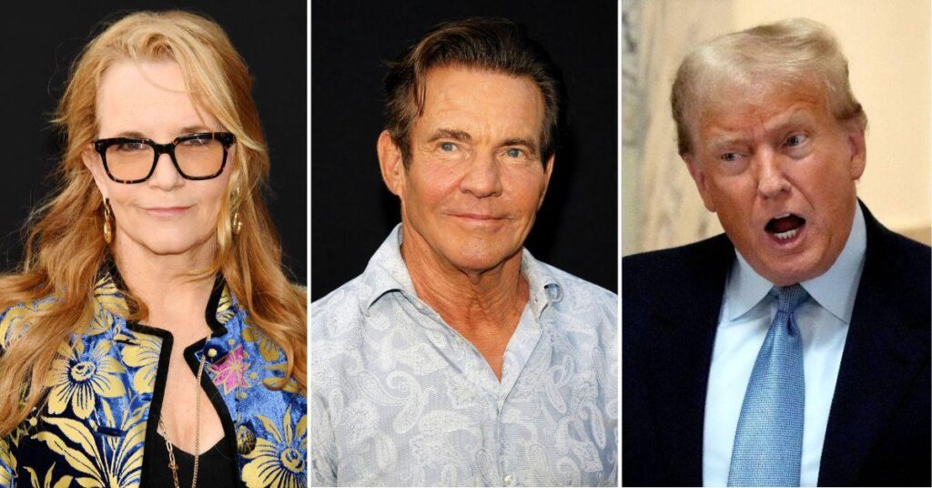 ‘Scared’ Lea Thompson Breaks Down Crying About Ex Dennis Quaid’s Endorsement of Donald Trump Hours After He Wins the 2024 Election