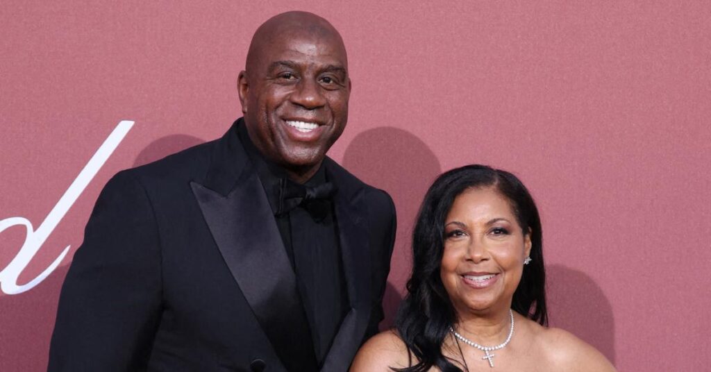 magic johnson proud grandchildren dont yet understand how famous