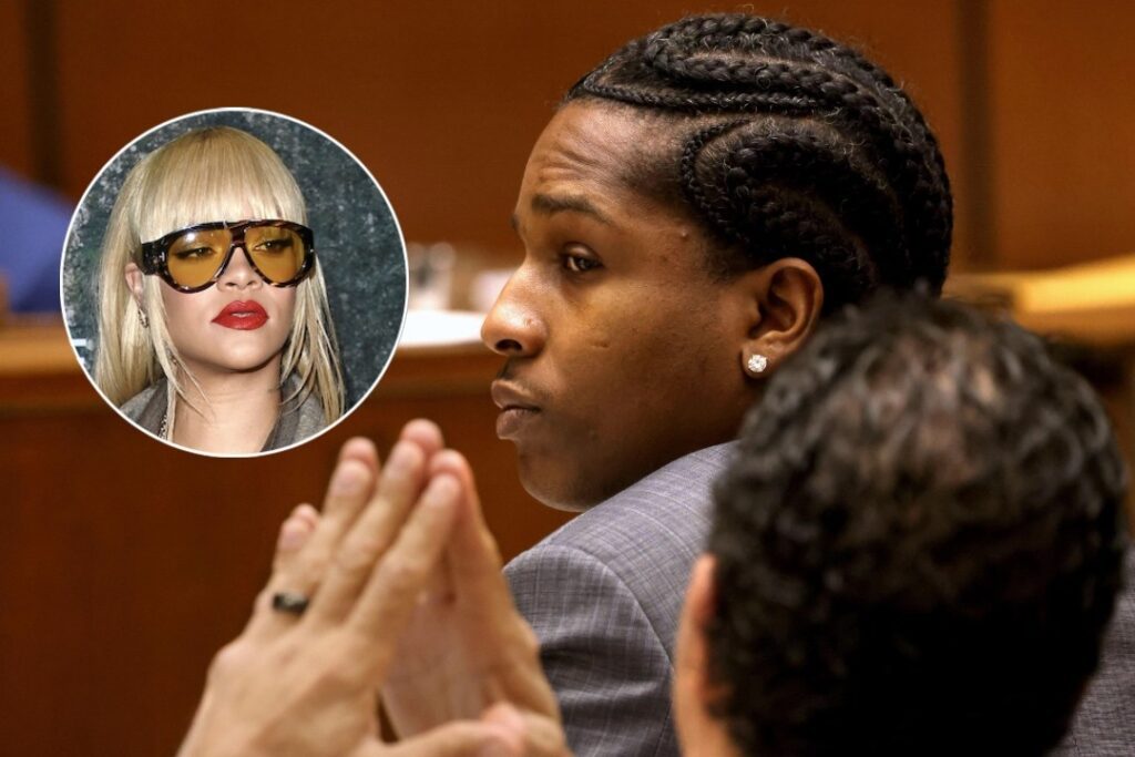 Rihanna Shows Up to Support ASAP Rocky at Gun Assault Trial