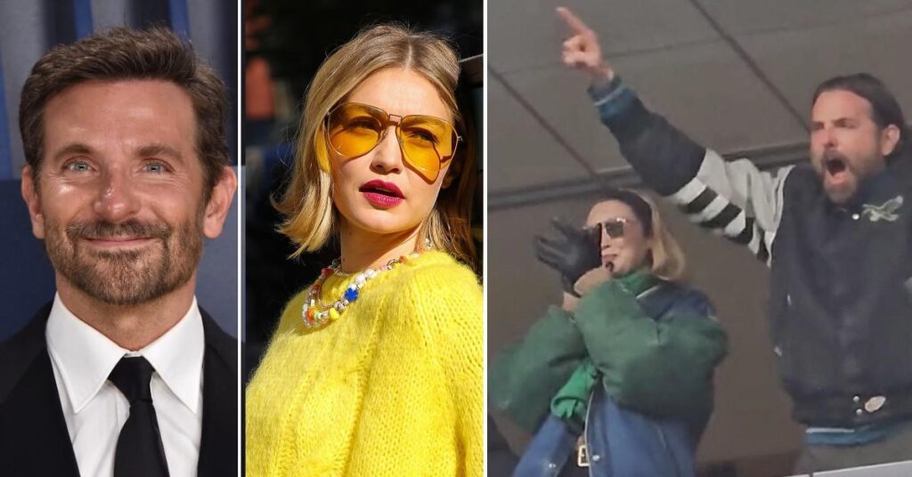 Bradley Cooper and Girlfriend Gigi Hadid Make Rare Outing to Philadelphia Eagles Game as Source Says Their Romance Is ‘Serious’: Photos