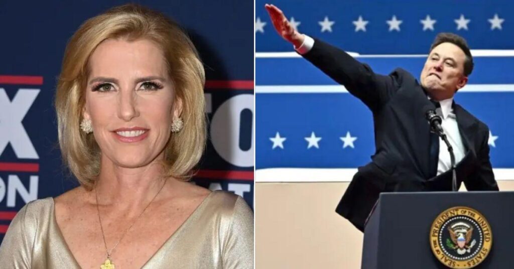 ‘People Are in Denial’: Laura Ingraham Ridiculed for Defending Elon Musk’s ‘Awkward’ Salute at Donald Trump’s Inauguration