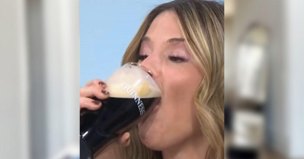 Photo of Jenna Bush Hager Drinking Beer